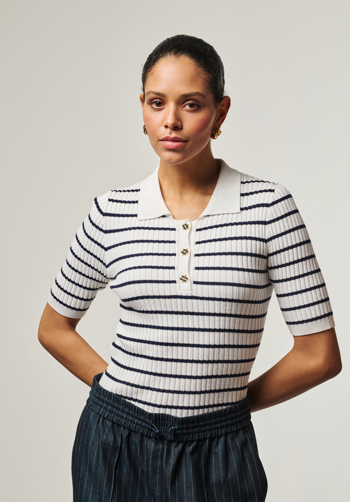 Julia striped top